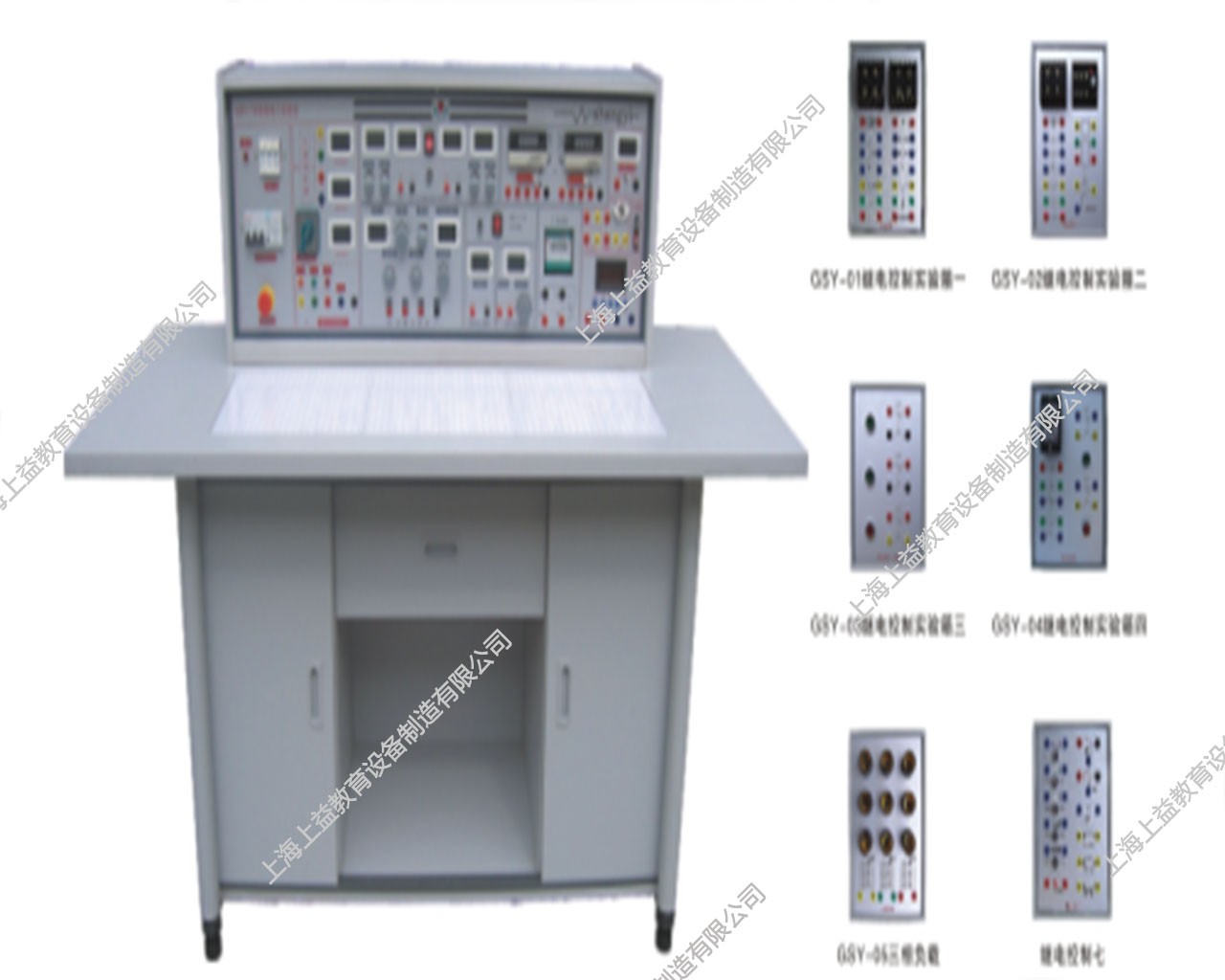 SYGJ-758A	高級電工實驗室成套設(shè)備（帶智能功率表，功率因數(shù)表）