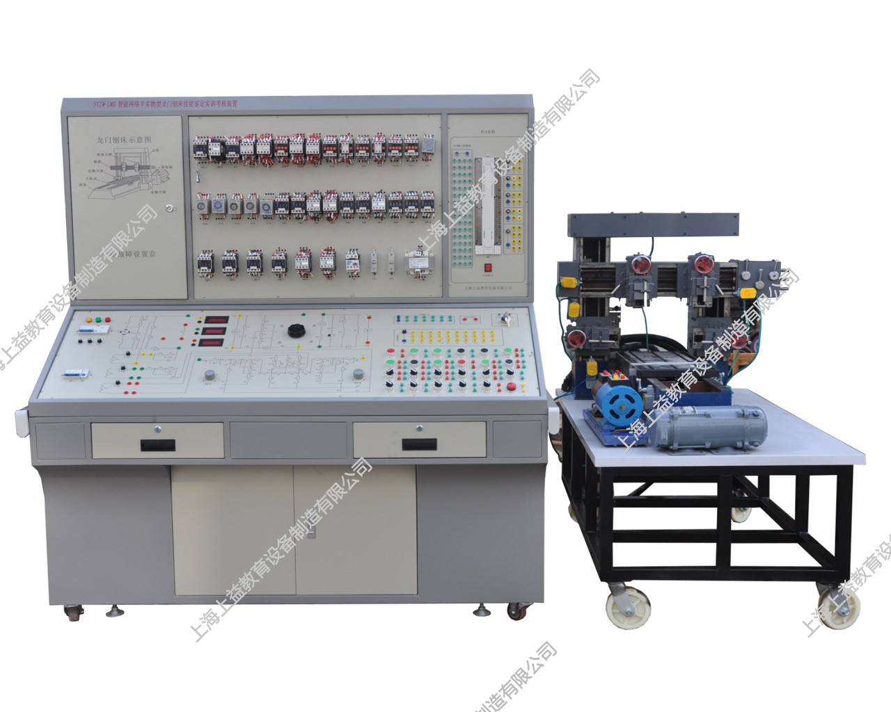 SYBS-LMB1型 龍門刨床電氣技能實(shí)訓(xùn)考核裝置（半實(shí)物、擴(kuò)大機(jī)型、三套機(jī)組）